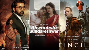 OTT Releases of the Week: Suriya’s Jai Bhim on Amazon Prime Video, Sanya Malhotra’s Meenakshi Sundareshwar on Netflix, Tom Hanks’ Finch on Apple TV+ and More