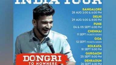 Entertainment News | 'I'm Done! Goodbye. INJUSTICE,' Says Comedian Munawar Faruqui After Bangaluru Police Cancels Stand-up Show