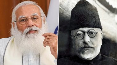 National Education Day 2021: PM Modi Pays Tribute to Maulana Abul Kalam Azad on His Birth Anniversary