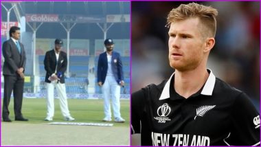 IND vs NZ 1st Test 2021: As India Wins Fourth Consecutive Toss vs New Zealand, Jimmy Neesham has a Hilarious Take
