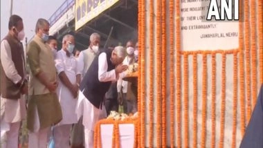 India News | Bihar CM, Governor Pay Floral Tribute to Jawaharlal Nehru on His 132nd Birth Anniversary