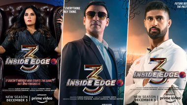 Inside Edge Season 3: Richa Chadha Sizzles in the New Character Poster of the Show; Vivek Oberoi, Tanuj Virwani Look Dapper As Ever (View Pics)