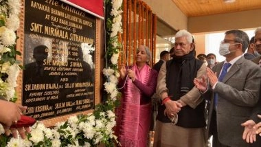 India News | Nirmala Sitharaman Inaugurates New Income Tax Buildingin J-K's Srinagar