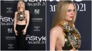 Elle Fanning Strikes a Pose in a Chain Link Top by Balmain and All We Can Say is 'Hot Damn' (View Pics)
