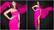 Shilpa Shetty Kundra Looks Piping Hot in Her Pink Maxi Dress (View Pics)