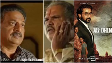 Jai Bhim: Prakash Raj's Slap-Scene Controversy Explained; Why Suriya's Tamil Film Has Annoyed the Hindi-Speaking Audience on Twitter (LatestLY Exclusive)