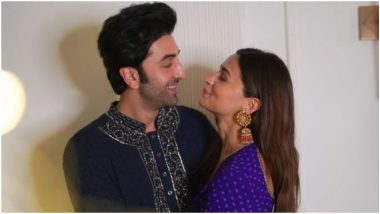 Alia Bhatt and Ranbir Kapoor Give Fans a Special Diwali Gift With Their Most Adorable Couple Click (View Pic)