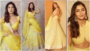 Fashion Faceoff: Alia Bhatt or Bhumi Pednekar, Whose Yellow Manish Malhotra Lehenga Did You Like More?