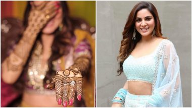 Bride-To-Be Shraddha Arya Gives A Glimpse Of Her Engagement Ring During Mehendi Ceremony (View Pics)