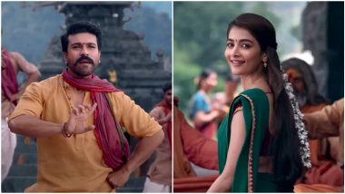 Acharya Song Neelambari Promo: Ram Charan Impresses Pooja Hegde With His Graceful Dance Moves (Watch Video)