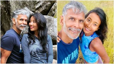 Milind Soman Birthday: Adorable Pictures of the Hunk With his Wifey Dearest That Give Us All the Couple Goals!