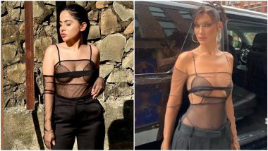 After Kendall Jenner, Urfi Javed Copies Bella Hadid’s Sheer Bodysuit Style (View Pics)