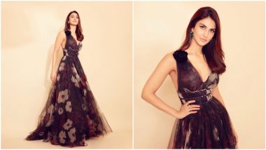 Yo or Hell No? Vaani Kapoor in a Black Tulle Gown By Gauri & Nainika