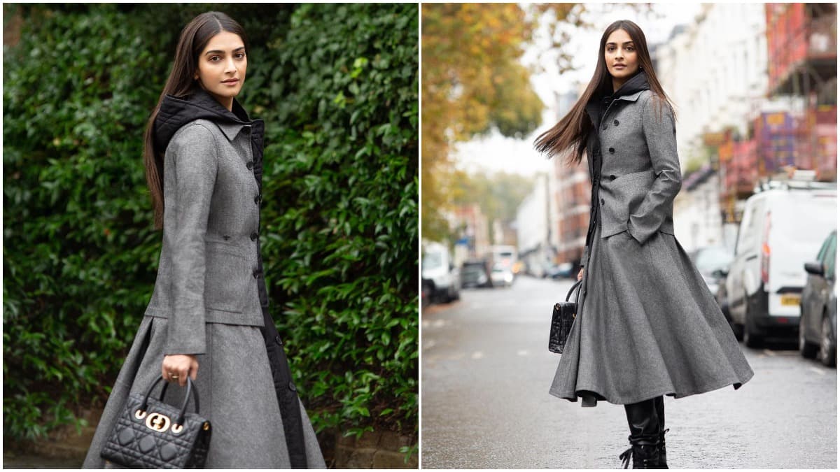 Sonam Kapoor Slays Trench Coat Dress For Dior Autumn-Winter Paris Show