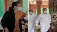 India News | Winter Session: Sonia, Rahul Gandhi Arrive at Parliament