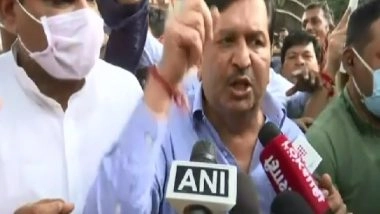 India News | BJP Mumbai Holds Protest Against NCP's Nawab Malik