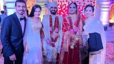 Rahul Tewatia Gets Married to Ridhi Pannu, Yuzvendra Chahal, Rishabh Pant and Nitish Rana Attended the Wedding