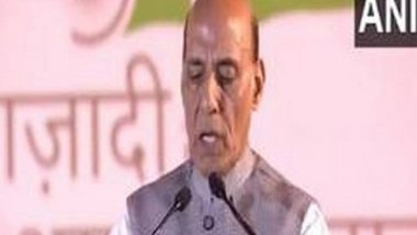 India News | Rajnath Singh Inquires About Maharashtra CM's Health Post His Cervical Spine Surgery, Wishes Him Speedy Recovery