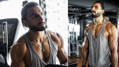 Ranveer Singh Flaunts His Chiselled Physique And Gives Major Fitness Motivation Once Again! (View Pics)