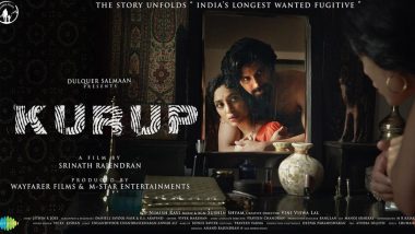 Kurup: Dulquer Salmaan And Sobhita Dhulipala’s Intense Chemistry Will Make You Fall In Love With The Duo! (View Poster)