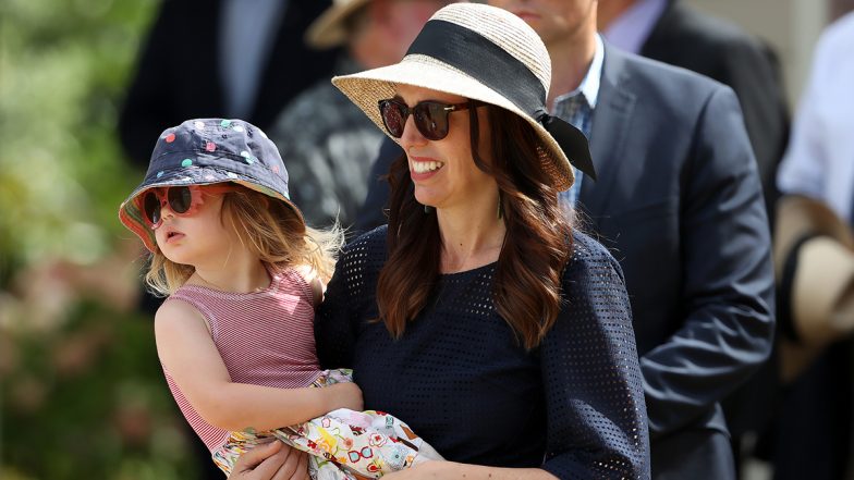 New Zealand PM Jacinda Ardern Gets Interrupted in an Official Facebook Live by Daughter Neve, Video Goes Viral!