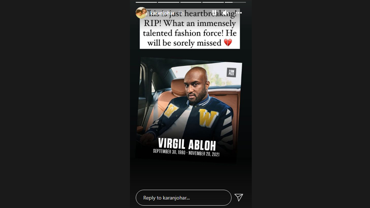 Louis Vuitton Star Designer Virgil Abloh Dies After Battle With Cancer -  New Delhi Times - India's Only International Newspaper - Empowering Global  Vision, Empathizing with India