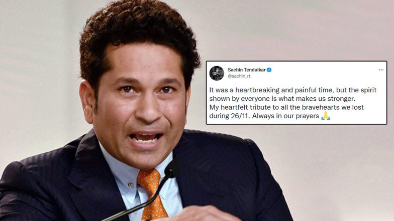 26/11 Mumbai Attacks: Sachin Tendulkar Pays Tribute to Indian Bravehearts, Writes, ‘Always in Our Prayers’ (Check Post)