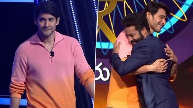 Evaru Meelo Koteeswarulu: Mahesh Babu, Jr NTR’s Episode Sees the Two Telugu Stars Greeting Each Other Gracefully (Watch Promo)