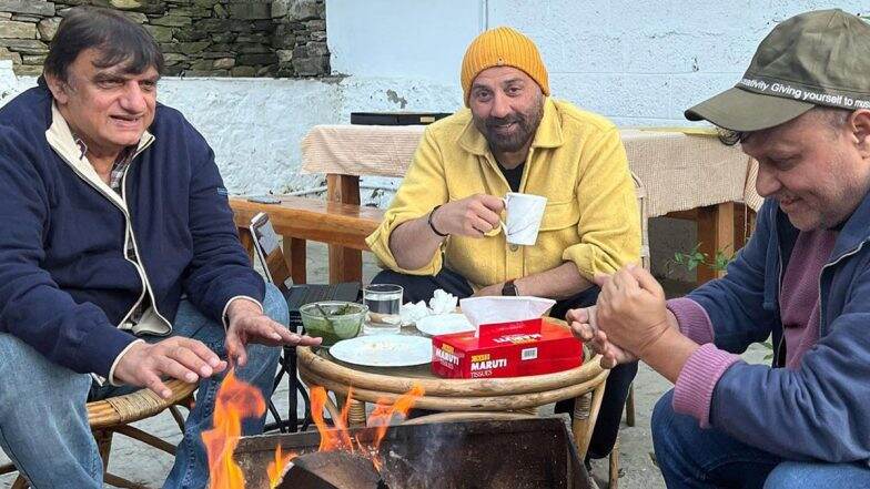 Sunny Deol Gives a Glimpse of His Script Reading Session for ‘Gadar 2’ in Manali