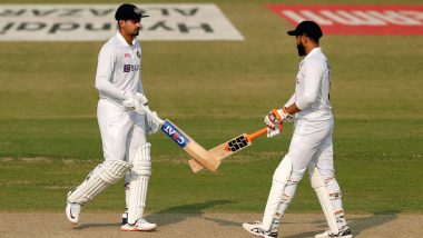 India vs New Zealand 1st Test 2021 Day 1 Stat Highlights: Shreyas Iyer, Ravindra Jadeja and Shubman Gill Fifties Help India End at 258/4 As Kyle Jamieson Takes Three Wickets