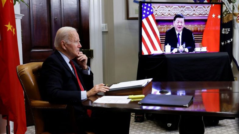 Joe Biden-Xi Jinping Virtual Summit: Chinese President Expresses Readiness to Work With US Counterpart to Build Consensus