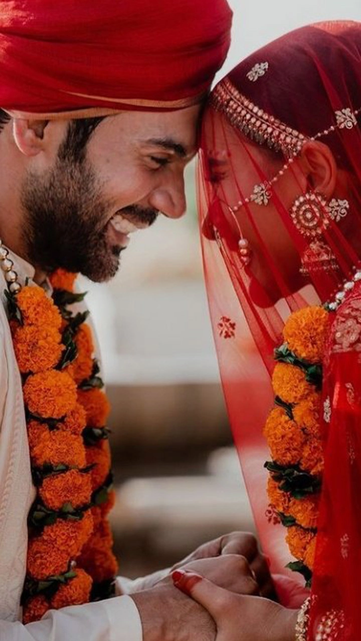 Rajkummar Rao and Patralekhaa&rsquo;s Marriage Pics Give an Aesthetic Vibe of the Wedding Season!