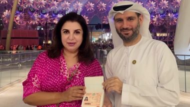 Farah Khan Is Honoured to Receive the Golden Visa From UAE Government for Her Contribution to Indian Cinema (View Post)