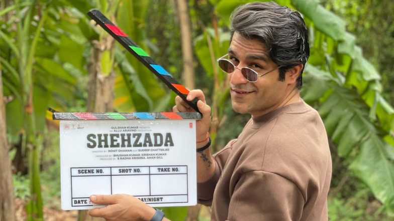 Shehzada: Sunny Hinduja Poses With the Clapperboard as He Joins Cast of Kartik Aaryan, Kriti Sanon’s Upcoming Film