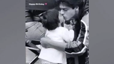 Entertainment News | Suhana Khan's Throwback Picture Wishing Father SRK on Birthday is Sure to Melt Your Heart