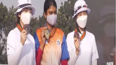 Sports News | Asian Archery C'ships: Jyothi Surekha Vennam Wins Gold, Defeats Oh Yoohyun in Thriller