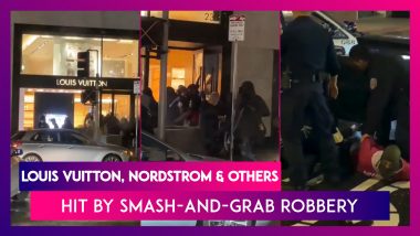 San Francisco: Luxury Stores Louis Vuitton, Nordstrom & Others Hit By Smash-And-Grab Robbery Three Days In A Row