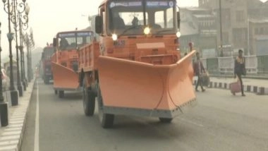 India News | J-K Govt Carries out Mock Snow Clearance Drill in Srinagar
