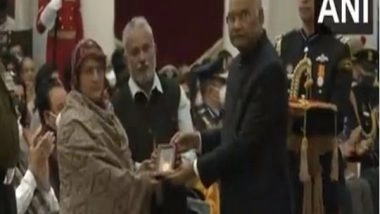 India News | J-K SPO Ashiq Hussain Malik Conferred with Shaurya Chakra Posthumously