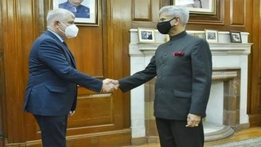 World News | Jaishankar, Uzbekistan Secretary of Security Council Exchange Perspectives on Afghanistan