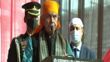 India News | J-K LG Manoj Sinha Lauds PM Modi's Decision to Repeal the Three Farm Laws