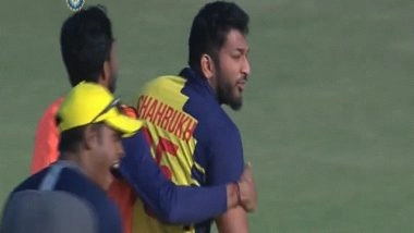 Sports News | SMAT Final: Shahrukh Khan's Last-ball Six Sees TN Beat Karnataka by 4 Wkts in Thriller