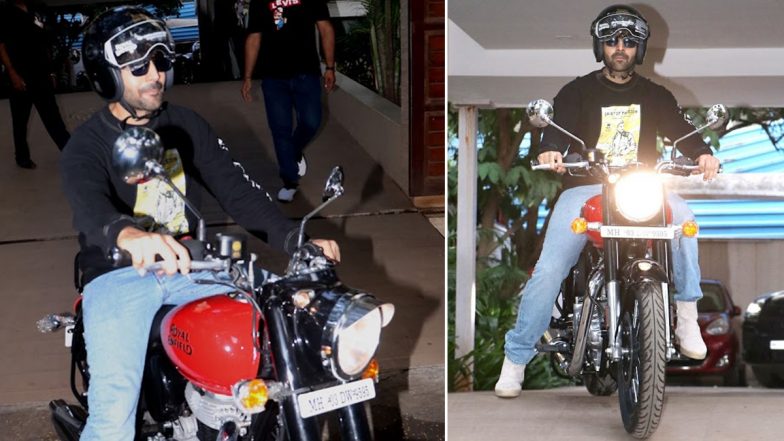 Kartik Aaryan Gifts Himself a New Bike on the Occasion of His Birthday, Take the New Beast Out for a Ride (View Pics)