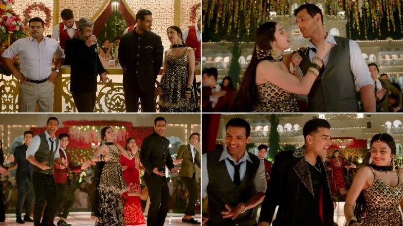 Tenu Lehenga Song From Satyameva Jayate 2: John Abraham and Divya Khosla Kumar Bust Some Groovy Moves in Tanishk Bagchi’s Song (Watch Video)