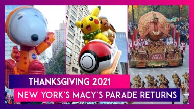 Thanksgiving 2021: New York's Macy's Parade Returns, Goku, Baby Yoda & More Take To The Skies