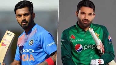 Latest ICC T20I Rankings: KL Rahul, Mohammad Rizwan Move to 5th and 4th Positions, Mitchell Santner Jumps to 13th Position in Bowlers' List