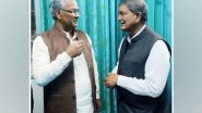 India News | BJP Leader Trivendra Singh Rawat Meets Cong's Harish Rawat in Dehradun
