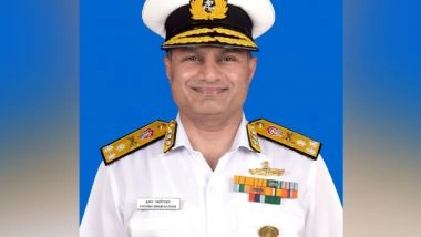 India News | Vice Admiral Krishna Swaminathan Assumes Charge as Chief of Staff of Western Naval Command