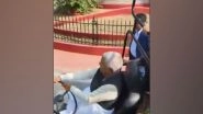 India News | Lalu Yadav Flaunts His Driving Skills, Drives Jeep in Patna