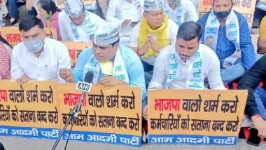 India News | AAP Stages Protest over Pending Salary of MCD Employees